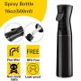 16oz Spray Bottle for Hair, Continuous Spray Bottle 360 Misting Stylist Sprayers for Barber Empty Mister Spray Bottle for cleaning, Planting, Hair styling