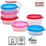 Condiment Cups Containers with Lid Salad Dressing Container to go Small Mini Food Storage Containers with Lids Sauce Cups Leak proof Reusable Plastic BPA free 6 pk. 2.3 oz. for Lunch Box Picnic Travel