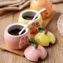 Fruit Shaped Ceramic Sugar Bowl Salt Pot Pepper Storage Jar Seasoning Pot Container Condiment Spice Box Holder with Lid and Spoon (Orange Pomelo) Fruit Shaped Ceramic Sugar Bowl Salt Pot Pepper Storage Jar Seasoning Pot Container Condiment Spice Box Holder with Lid and Spoon (Orange Pomelo)