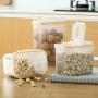 Poniu Plastic Storage Case Preservation Box Sealed Grain Storage Tank Kitchen Supplies Dry Dried Food Container (L)