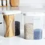 Getreidespeicher-Tankbehälter, Reisspeicherfässer, transparente Kunststoff-Food-Dosen zur Verschließung