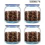 Glass Sealed Jars, Kitchen Household Grain Storage Tanks, Storage Jam/Honey/Coffee/Nuts