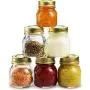 Bouteilles en Verre Petites 150 ml (Lot de 6) avec Bouchon Métal Étanche pour Loisirs Créatifs, Épices, Aliments Secs, Transparents Bouteilles en Verre Petites 150 ml (Lot de 6) avec Bouchon Métal Étanche pour Loisirs Créatifs, Épices, Aliments Secs, Transparents