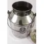 STAINLESS STEEL MILK OIL LIQUID STORAGE CAN JUG POT FOR DAIRY FARM 20 TWENTY LITERS