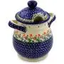 Pot Jar en Céramique Polonaise avec Couvercle et Poignées – 20 cm (Fleurs Printanières) Pot Jar en Céramique Polonaise avec Couvercle et Poignées – 20 cm (Fleurs Printanières)