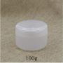 VANTOBEST 6 Pcs 3.4Oz (100ML) Transparent Empty Refillable Container Plastic Bottle Storage Jars Pot Case with Dome Lids and Inner Pad for Face Cream Eye Shadow Lip Balm Lotion Cosmetic