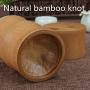 Bamboo Storage Bottles Kitchen Tea Container Jar Cans Case Organizer Spice Round Caps Seal Box Canister For Bulk Products,3J8X15