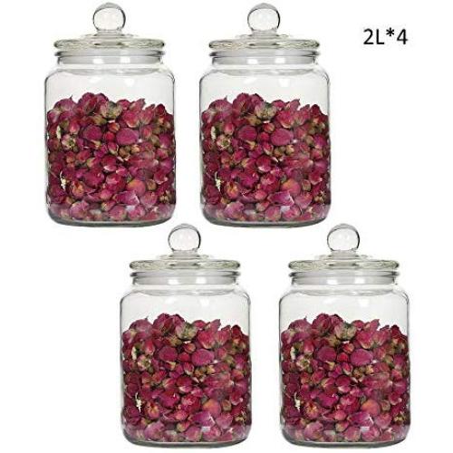 Glass Sealed Jars,kitchen Household Grain Containers, Storage Spices/Oatmeal/Kimchi/Rice