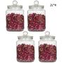 Glass Sealed Jars,kitchen Household Grain Containers, Storage Spices/Oatmeal/Kimchi/Rice