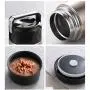 Thermos Food Jar 800ml Thermos Stainless Food Flask,Leakproof Vacuum Insulated Food Containers With Portable Insulation Bag (Color : Pink purple, Size : No-Bag)