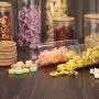 Glasgefäße mit Bambusdeckel Lebensmittel-Erhaltungs-Zuckerblatt-Teeblatt-Speicherflaschen Behälter Gläser Küchenaccessoires, 650ml