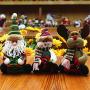 llwannr Christmas Decoration Elk Santa Claus Snowman Cute Christmas Candy Storage Can Decor for Home Gift Biscuit Food Storage Jar Candy Jar,01