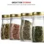 Bormioli Rocco Quattro Stagioni Glas Trinkflasche 13? Unzen Milchflaschen mit Gold Metall Luftdichten Verschlüssen, Für Saft, Smoothies, Selbstgemachte Getränke Flasche, Wiederverwendbare Glaswasserflasche (12er Set)