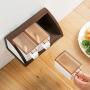 Perforation-free Condiment Box Set With Salt Shelf Household Condiment Tank Receives Box Wall Hanging Condiment Box Condiment bottles (Color : A380)