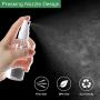 12PCS 80ml/2.7ounce Spray Bottles with 2 Funnels, Fine Mist Clear Spray Bottles Portable Refillable Mini Travel Bottles Liquid Containers for Make-Up Cosmetic Makeup