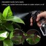 Plastic Spray Bottles 4pcs 8oz Empty Clear Spray Bottle with Black Trigger Sprayers, Adjustable Nozzle, for Cleaning Solutions, Planting, Cooking