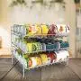 Organisateur Lavish Home 3 Étages - Support pour 36 Bouteilles/Boîtes - Cuisine, Comptoir, Placard, Réfrigérateur - Rangement. Organisateur Lavish Home 3 Étages - Support pour 36 Bouteilles/Boîtes - Cuisine, Comptoir, Placard, Réfrigérateur - Rangement.