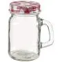 Juvale Mini Glas Masonen (12er Set) mit Deckeln und Strohhalsen (3,5 x 3 x 2 Zoll)