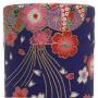 Handmade Washi Paper Tea Tin (Blue Globes)
