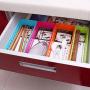 ONLINE Adjustable Storage Office Space Saver Desk Organizers Drawer cabinet-organizers Dividers Kitchen Cookware Storage Box flatware-organizers cookie-jars