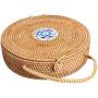 Chinese Style Handmade Tea Storage Box Rattan Basket Dessert Container Case