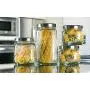 Mason 4-piece Glass Canister Set Mason 4-piece Glass Canister Set