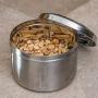 Qualways Stainless Steel 2 LB Canister