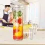 Bouteille en verre scellée Yl Ly, Pot de stockage en verre, Pot pour miel, Pot pour bonbons, Réservoir de stockage pour fruits secs, 2 jeux (800ml + 1200ml + 2100ml), avec balance. Bouteille en verre scellée Yl Ly, Pot de stockage en verre, Pot pour miel, Pot pour bonbons, Réservoir de stockage pour fruits secs, 2 jeux (800ml + 1200ml + 2100ml), avec balance.