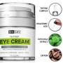 Eye Cream - Reduce Dark Circles, Puffiness and Under Eye Bags - Effective Anti-Wrinkles Treatment - Anti-Aging Eye Gel with Hyaluronic Acid, Gotu Kola Extract, Caffeine - Refreshing Eye serum