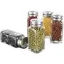 10 Sets Glasen Kruse Spice Jar Spice Flasche Abfüllbar Dichtungsschale Zuckerbehälter Salzstreuer Gewürzbehälter Küchenzubehör