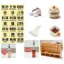 Kitchen Storage Containers Spice Jar,Wall Mount Wooden Spice Rack Set,Kitchen Storage Vinegar Soy Sauce Wine Bottle