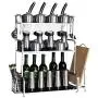 Étagère Multi-Niveaux LYNNTLJ, Acciaio Inox, pour Cuisine, Rangement de Pots et Bouteilles d'Épices, Gain de Place/Argenté / 50x22x67cm Étagère Multi-Niveaux LYNNTLJ, Acciaio Inox, pour Cuisine, Rangement de Pots et Bouteilles d'Épices, Gain de Place/Argenté / 50x22x67cm