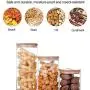 Bouteille de Rangement WANGLXST, Conteneur de Rangement Alimentaire, Hermétique, Organisateur de Rangement Cuisine, Stackable Transparent, BPA Free, Durable, Sûr, Transparent Bouteille de Rangement WANGLXST, Conteneur de Rangement Alimentaire, Hermétique, Organisateur de Rangement Cuisine, Stackable Transparent, BPA Free, Durable, Sûr, Transparent