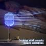 GLOUE 2 in 1 Bug Zapper, Electric Fly Swatter Mosquitoes Killing without Waving Hands, Fly Zapper Indoor Mosquito Swatter Suitable for Home and Outdoor, 3000 Volts & USB Charger GLOUE 2 in 1 Bug Zapper, Electric Fly Swatter Mosquitoes Killing without Waving Hands, Fly Zapper Indoor Mosquito Swatter Suitable for Home and Outdoor, 3000 Volts & USB Charger