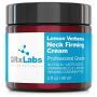 Lemon Verbena Neck Firming Cream – Tightening & Lifting Moisturizer for Loose, Wrinkled or Sagging Skin on Neck, Decollete & Chest – Best to Prevent Turkey/Crepe Neck – 2 fl oz