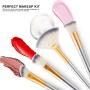 Make up Brushes, VANDER LIFE 24pcs Premium Cosmetic Makeup Brush Set for Foundation Blending Blush Concealer Eye Shadow, Cruelty-Free Synthetic Fiber Bristles, Travel Makeup bag Included, Champagne
