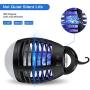 Elfeland Electric Mosquito Killer Mosquito Lamp USB Powered Trap Gnat with Hanger for Indoor Outdoor