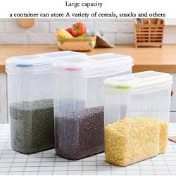 Cherry-Lee Food Sealing Jar Kitchen Storage Box Grains Plastic Covered Storage Tank Dried Container PP Plastic Storage （Without Food ） clever