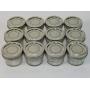 Glass Jelly Jars with Lids and Bands, 4-Ounce