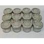 Glass Jelly Jars with Lids and Bands, 4-Ounce