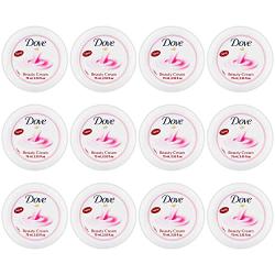 (Pack of 12) Dove Cream Lotion For Daily Nourishing care 2.53 fl oz. (75ml)- Pink