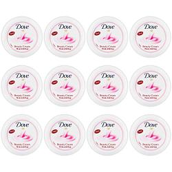 (Pack of 12) Dove Cream Lotion For Daily Nourishing care 2.53 fl oz. (75ml)- Pink