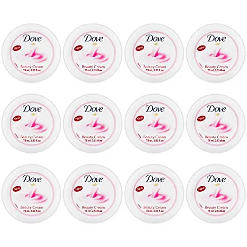 (Lot de 12) Lotion Douce Dove pour Soin Quotidien Nourrissant 2.53 fl oz (75ml) - Rose