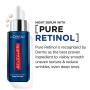 Retinol Serum for Face, LOreal Paris Revitalift Derm Intensives Night Serum, 0.3% Pure Retinol, Visibly Reduce Wrinkles, Even Deep Ones, 1 fl oz Serum + 3 Triple Power Moisturizer Single-Use Samples