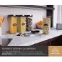 Chefs Path Airtight Hohe Lebensmittelbehälter Set – 4-teilig – Küchen- & Vorratsschrank-Behälter für Trockenwaren – Ideal für Spaghetti, Nudeln und Pasta – Klare Kunststoffbehälter mit Deckeln