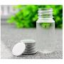 erioctry 6PCS 10ml/15ml/20ml/30ml Empty Clear Travel Portable Refillable Plastic Essential Oils Powders Creams Small Bottle Jar Container with Aluminum Silver Lid (30ml/ 1oz)