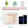 Reusable Sandwich Bags Clear Leakproof Reusable Storage Bags for Food 5 Pack Ziplock PEVA Food Grade Bags Freezer Safe For Snack Lunch Home Organization Travel Thick Reusable Bag 7.75 X 8.5