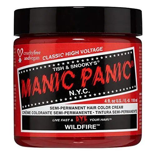 Manic Panic Wildfire Red Color Cream – Klassischer Hochspannung Rot