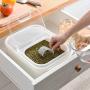 Zerone Rice Storage Bin, Plastic Sealing Flip cover Shuttered Rice Storage Bin Environmental Kitchen Storage Box 10kg