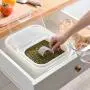 Zerone Rice Storage Bin, Plastic Sealing Flip cover Shuttered Rice Storage Bin Environmental Kitchen Storage Box 10kg